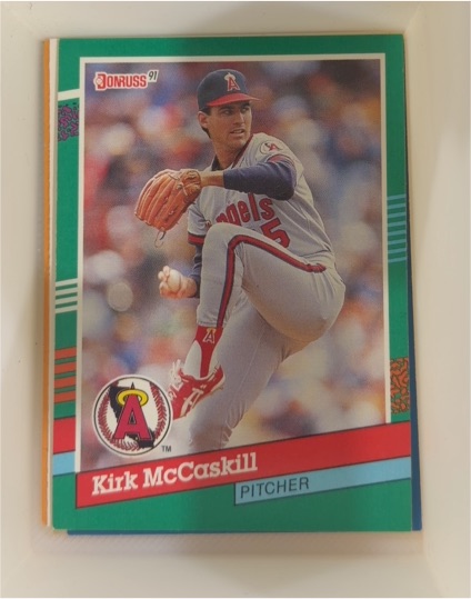 1991 Donruss #637 Kirk McCaskill — front