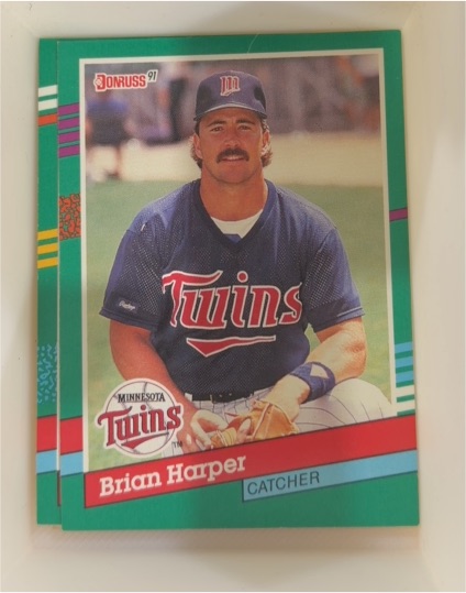 1991 Donruss #582 Brian Harper — front