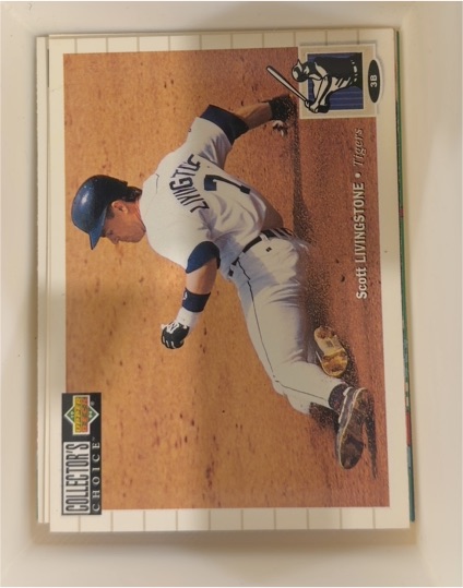 1994 Collector's Choice #421 Scott Livingstone Detroit Tigers — front