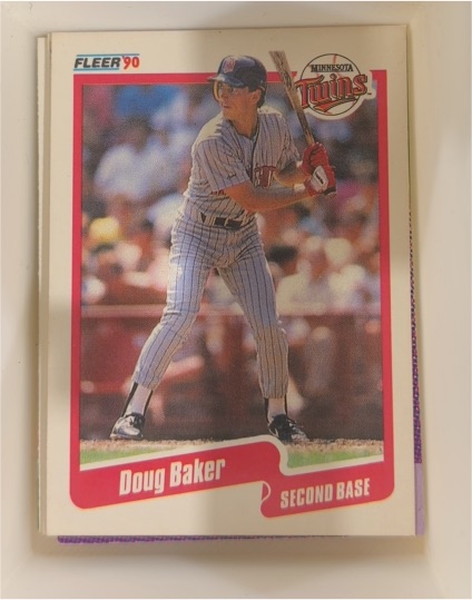 1990 Fleer #368 Doug Baker — front