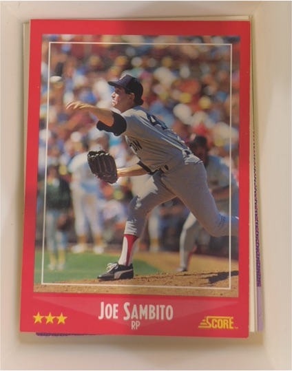 1988 Score #314 Joe Sambito — front