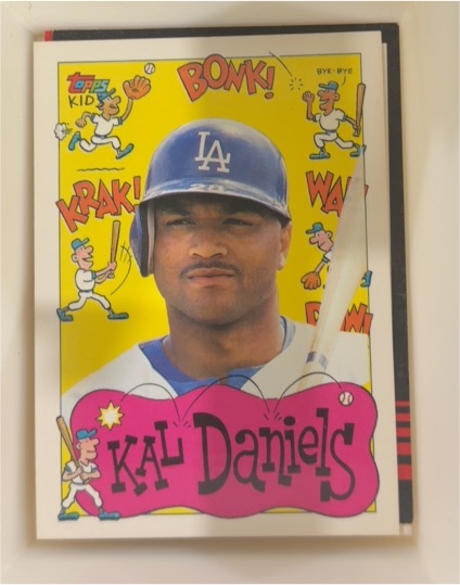 1992 Topps Kids #51 Kal Daniels — front