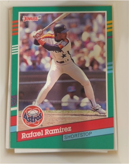 1991 Donruss #586 Rafael Ramirez — front