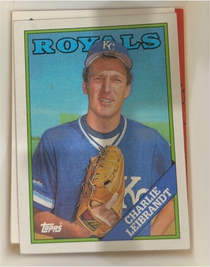 1988 Topps #569 Charlie Leibrandt — front
