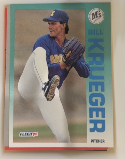 1992 Fleer #285 Bill Krueger — front