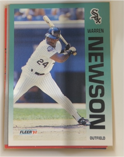 1992 Fleer #91 Warren Newson — front