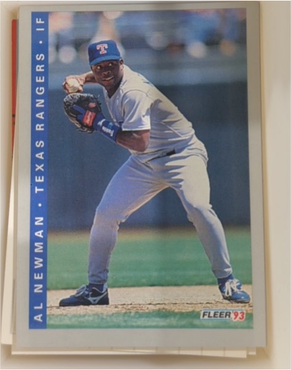 1993 Fleer #685 Al Newman — front
