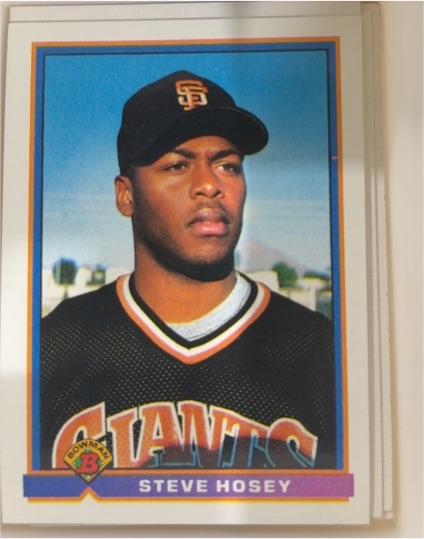 1991 Bowman #629 Steve Hosey — front