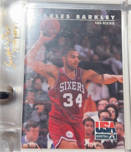 1992 SkyBox USA #34 Charles Barkley — front