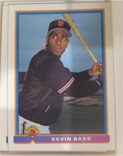 1991 Bowman #625 Kevin Bass — front