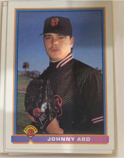 1991 Bowman #634 Johnny Ard — front