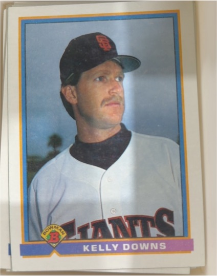 1991 Bowman #633 Kelly Downs — front
