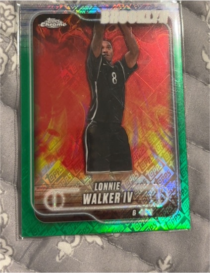 2024-25 Topps Chrome #180 Lonnie Walker IV — front