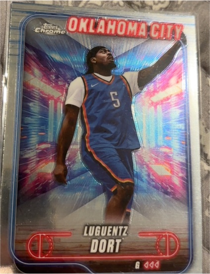2024-25 Topps Chrome #74 Luguentz Dort — front