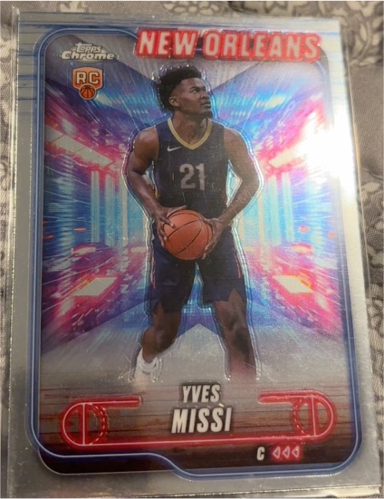 2024-25 Topps Chrome #156 Yves Missi — front