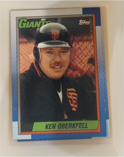 1990 Topps #488 Ken Oberkfell — front