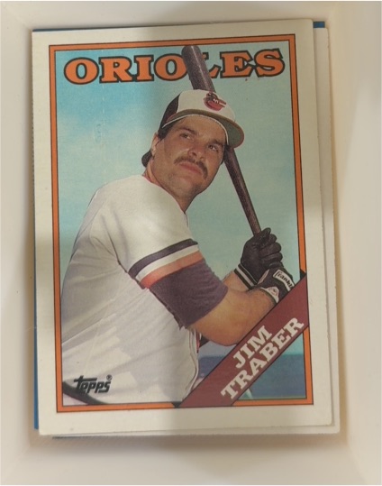 1988 Topps #544 Jim Traber — front