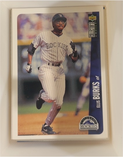1996 Upper Deck Collector's Choice #534 Ellis Burks — front