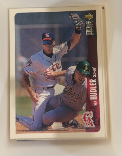 1996 Upper Deck Collector's Choice #484 Rex Hudler — front