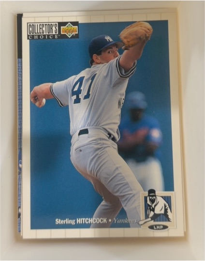 1994 Upper Deck #539 Sterling Hitchcock — front