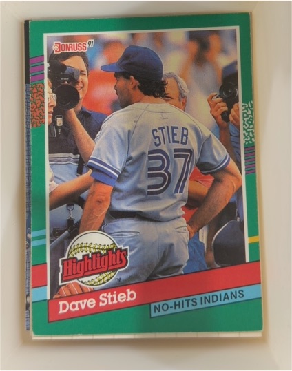 1991 Donruss #BC-21 Dave Stieb — front