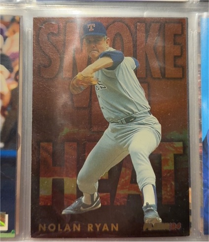1994 Fleer Smoke 'n Heat #10 Nolan Ryan — front