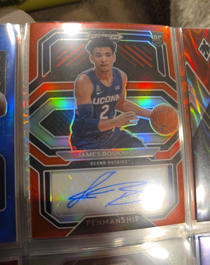 2020-21 Panini Prizm Penmanship #PE-JBO James Bouknight — front