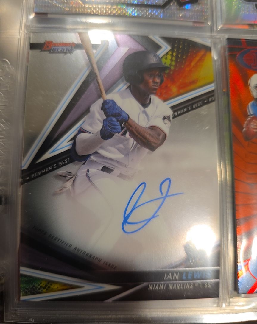 2022 Bowman's Best #B22-IL Ian Lewis — front