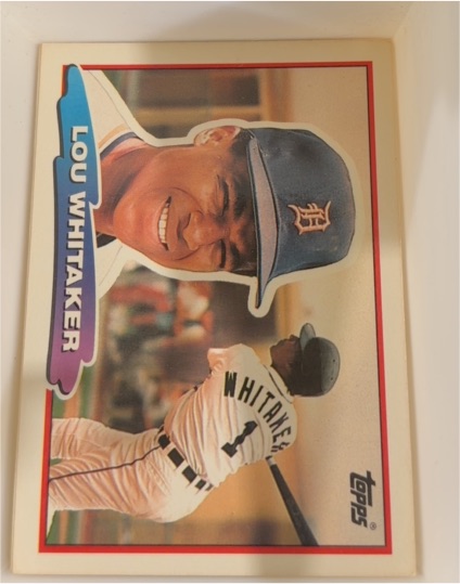 1988 Topps Big #99 Lou Whitaker — front
