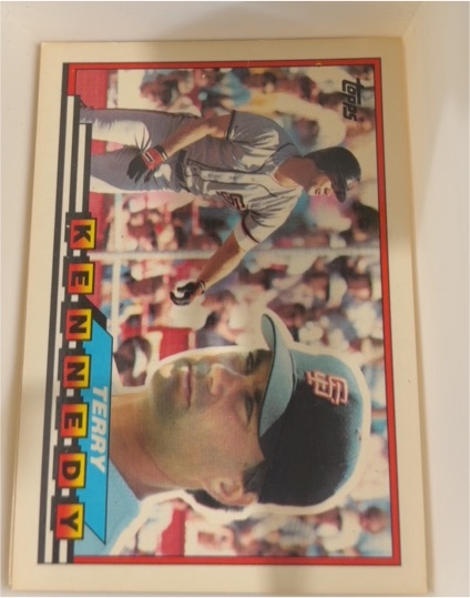 1989 Topps Big #144 Terry Kennedy — front