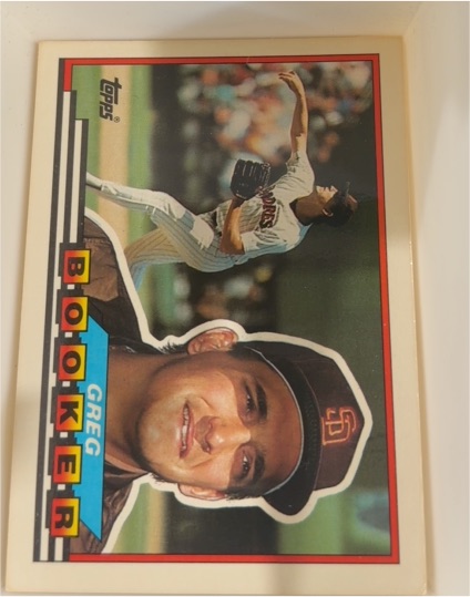 1989 Topps Big #134 Greg Booker — front