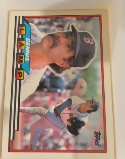 1989 Topps Big #169 Dennis Lamp — front