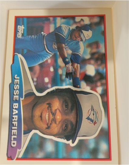 1988 Topps Big #92 Jesse Barfield — front