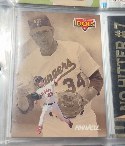 1992 Pinnacle #281 Nolan Ryan & Jim Abbott The Idols — front