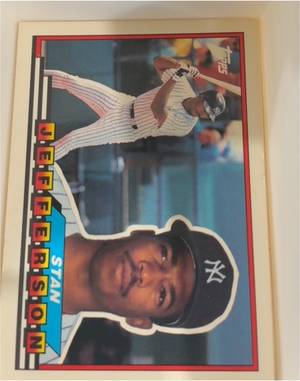 1989 Topps Big #193 Stan Jefferson — front