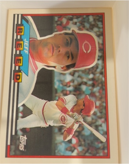 1989 Topps Big #121 Jeff Reed — front