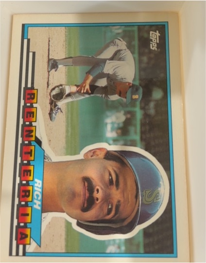 1989 Topps Big #109 Rich Renteria — front