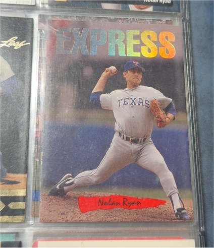 1993 Leaf Triple Play #7 Nolan Ryan Express — front