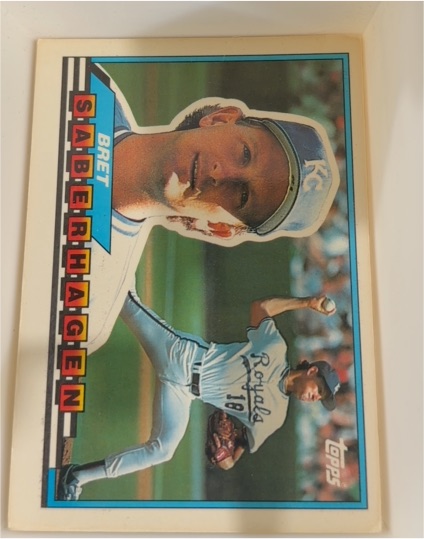 1989 Topps Big #288 Bret Saberhagen — front
