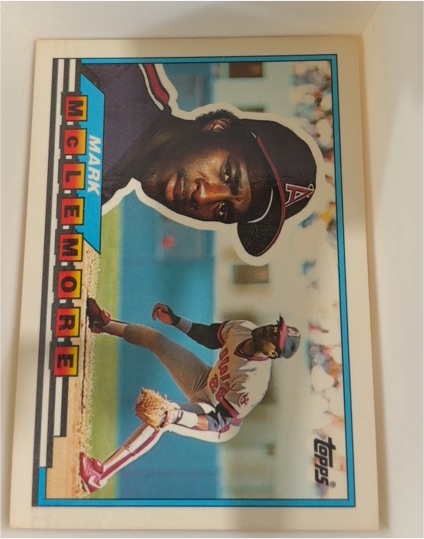 1989 Topps Big #48 Mark McLemore — front