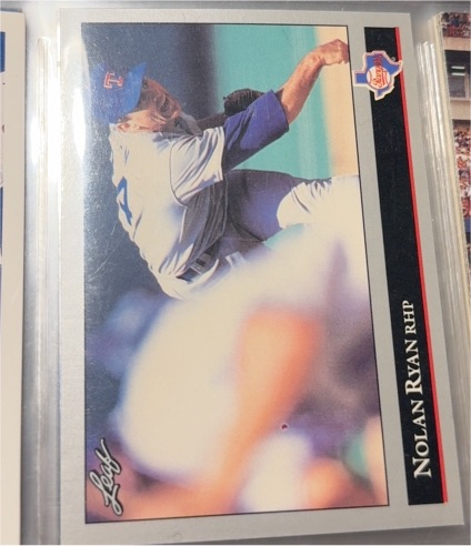 1992 Leaf Preview #25 Nolan Ryan — front