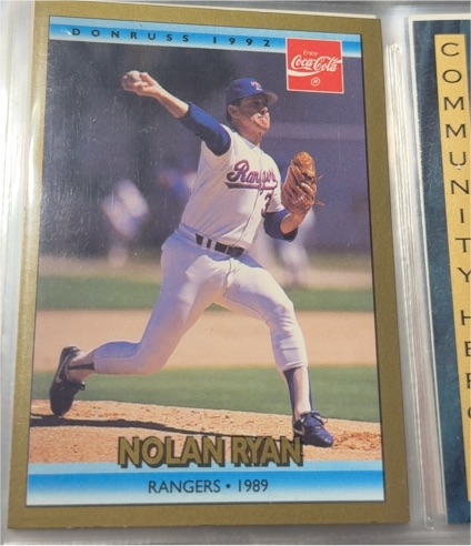 1992 Donruss Coca-Cola #23 Nolan Ryan — front