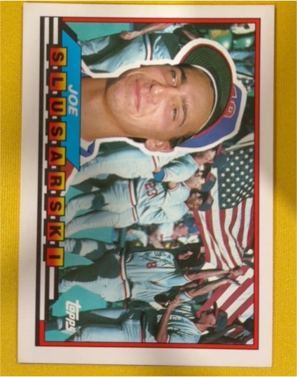 1989 Topps Big #170 Joe Slusarski — front