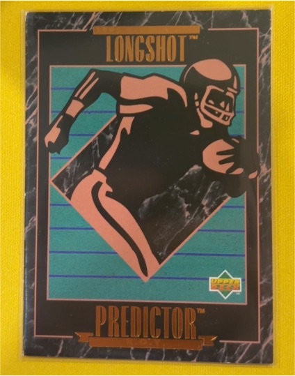 1995 Upper Deck Longshot Predictor #RP10 Jim Harbaugh — front