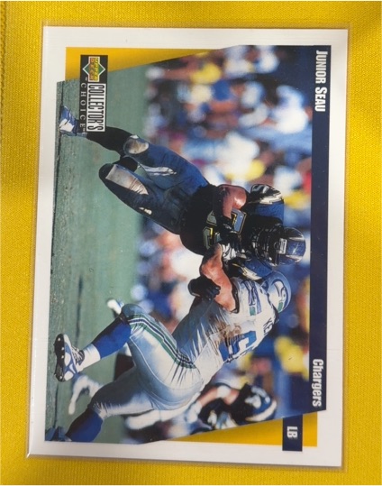 1997 Upper Deck Collector's Choice #140 Junior Seau — front