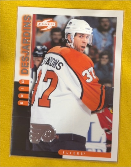 1991 Score #37 Eric Desjardins — front