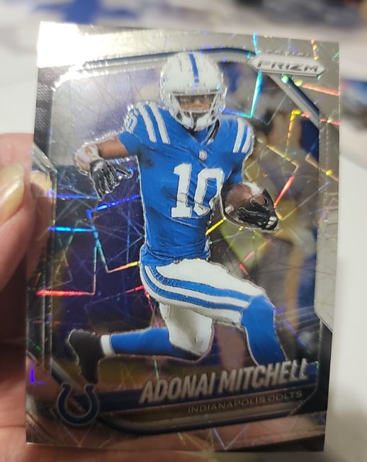 2025 Panini Prizm #49 Adonai Mitchell — front