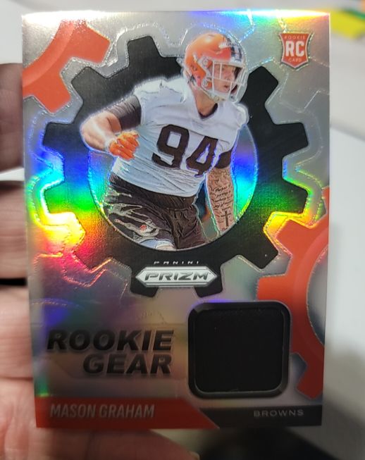 2025 Panini Prizm Rookie Gear #RGR-MGM Mason Graham — front