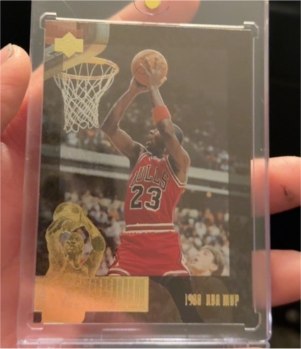 1996 Upper Deck Michael Jordan Collection #JC17 Michael Jordan — front