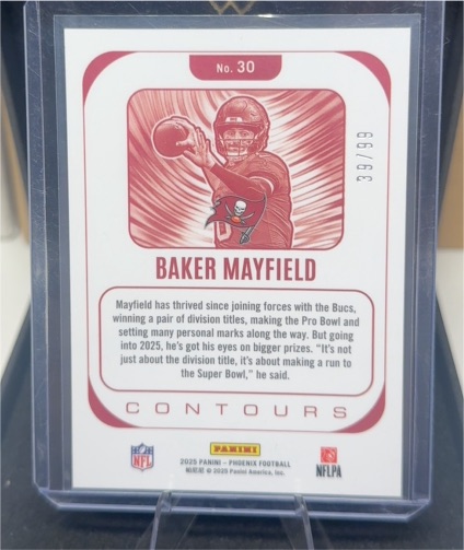 2025 Panini Phoenix Contours #30 Baker Mayfield — front